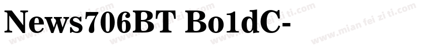 News706BT Bo1dC字体转换